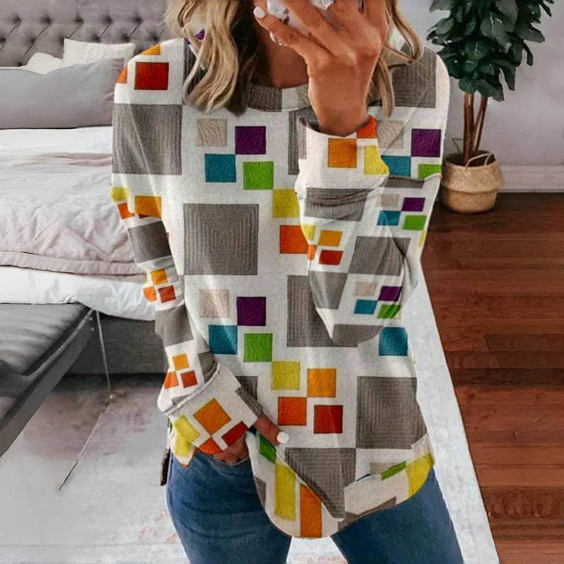 Casual Colourful Checked T-Shirt