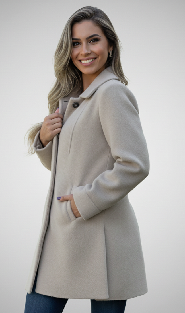 Modavera - Elegant Wool Coat