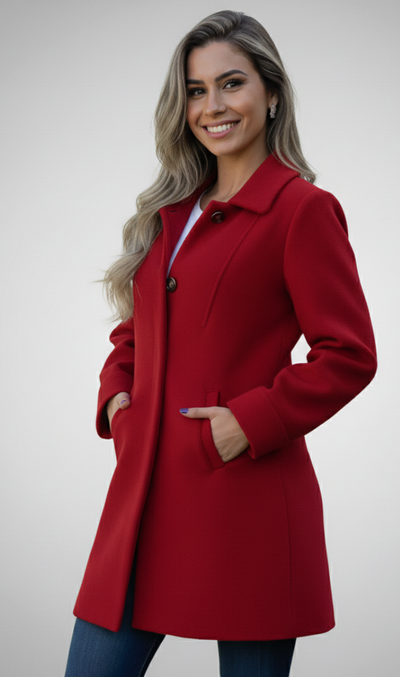 Modavera - Elegant Wool Coat