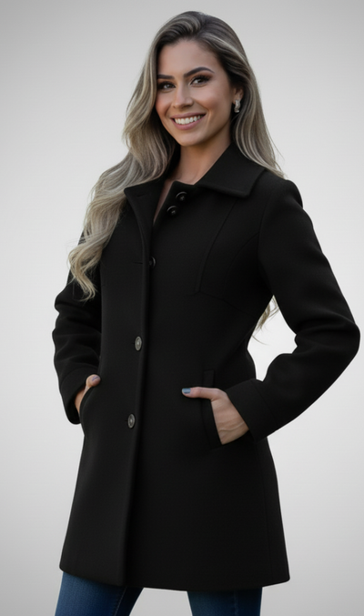 Modavera - Elegant Wool Coat