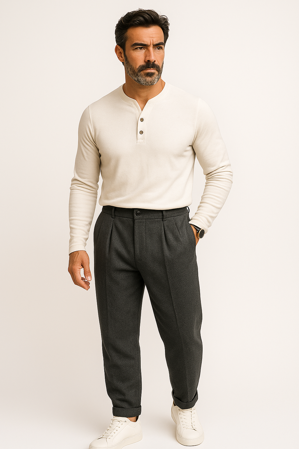 Marius | Elegante bukser i melange