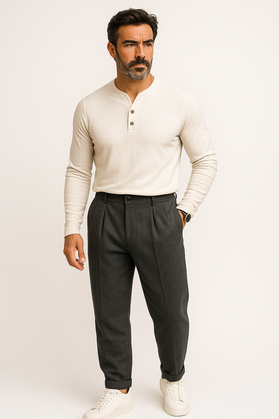 Marius | Elegante bukser i melange