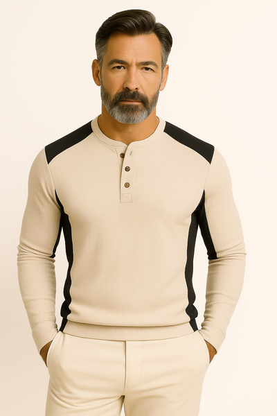 Stein |  Langermet skjorte med vaffelmønster