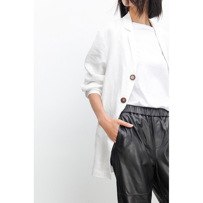 NERISSE LEATHER TROUSERS