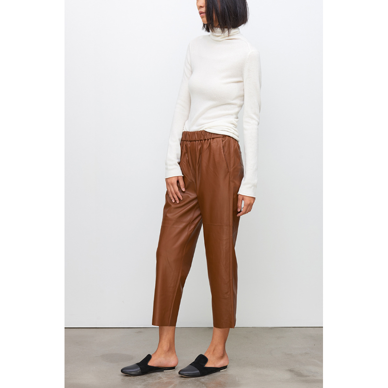 NERISSE LEATHER TROUSERS
