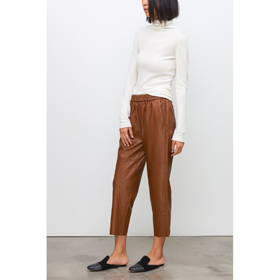 NERISSE LEATHER TROUSERS