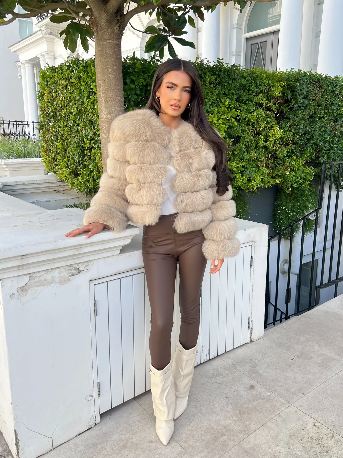 Tiana Elegance Faux Fur Jacket