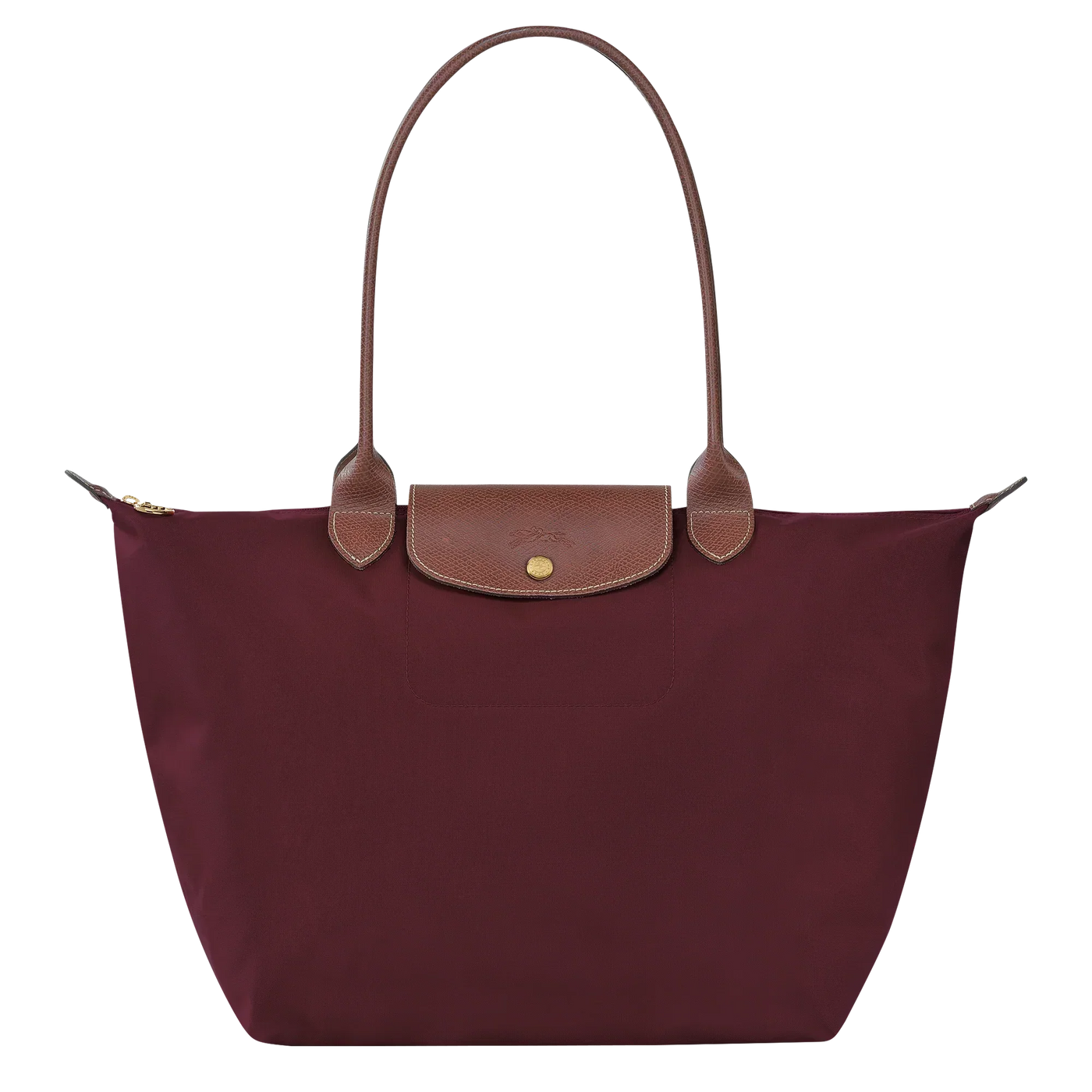 Large Le Pliage Tote, Burgundy