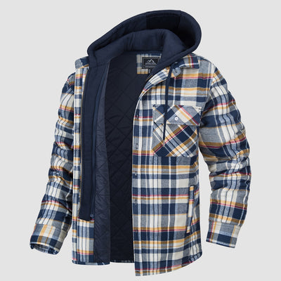 HARRY JACKET | FLANNEL WITH REMOVABLE HOOD