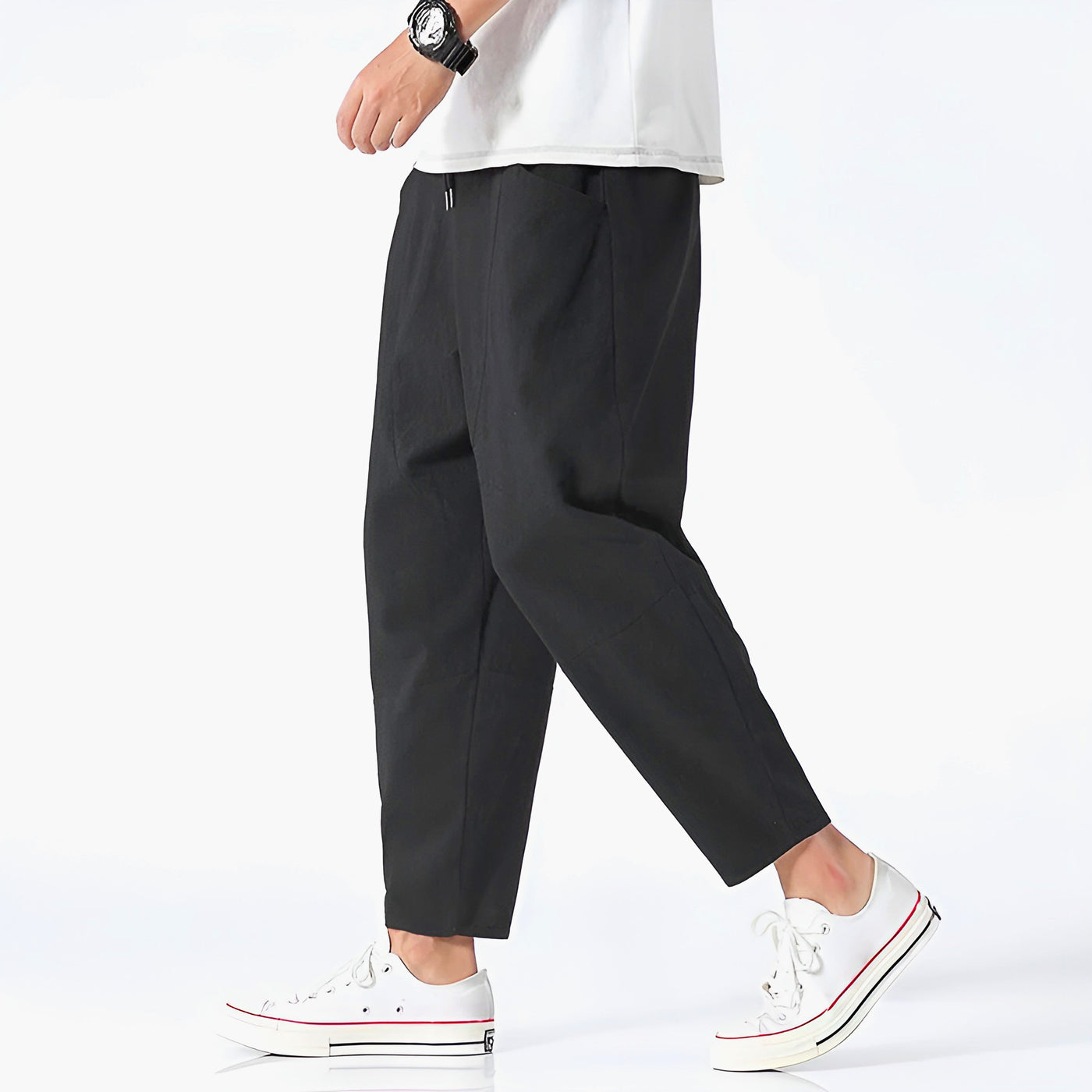 URBAN CROPPED COTTON PANTS