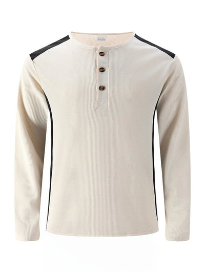 Stein |  Langermet skjorte med vaffelmønster