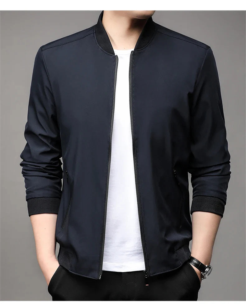 HUDSON STAND-COLLAR BLAZER