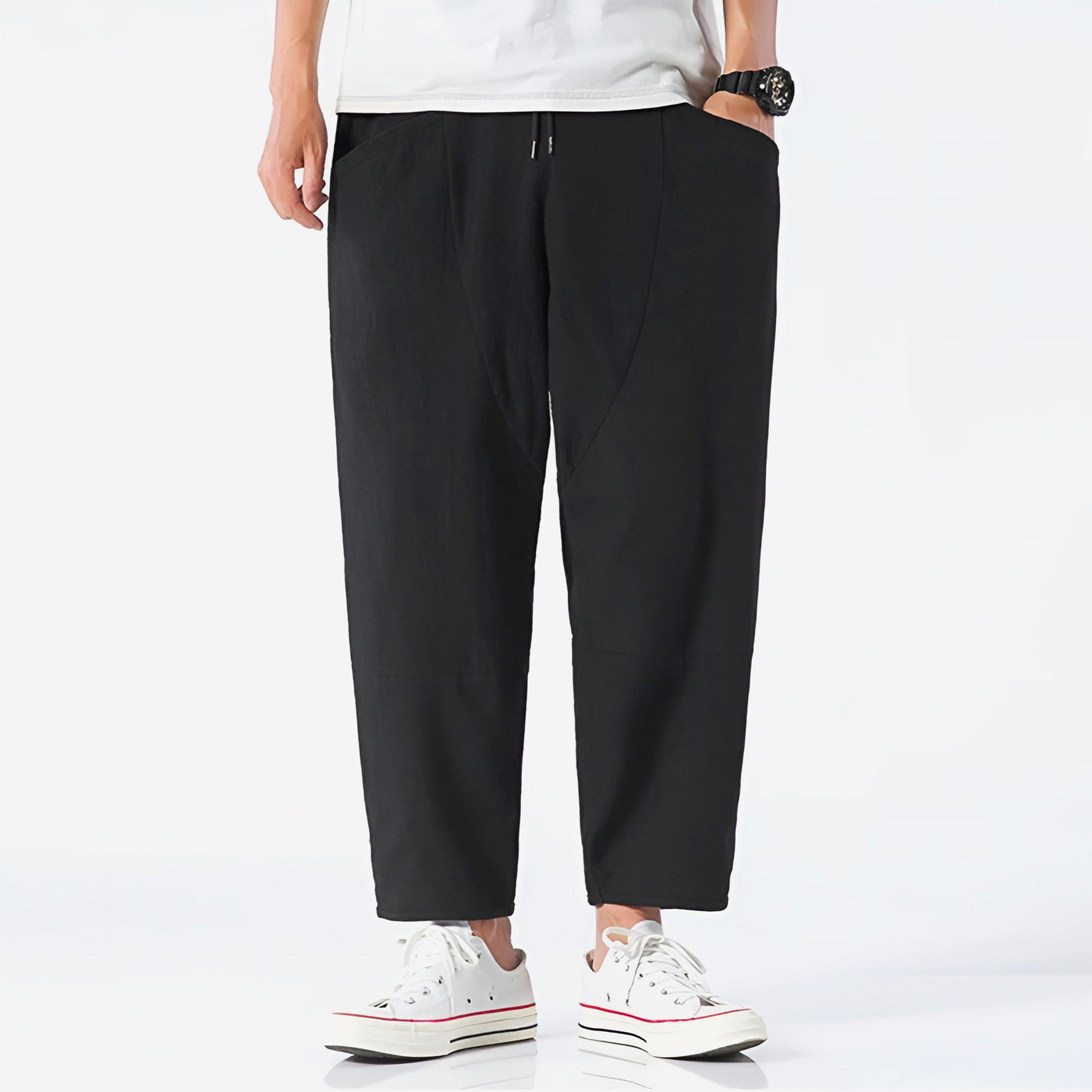 URBAN CROPPED COTTON PANTS