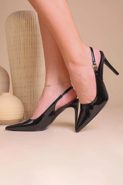 Meline Silk Heels