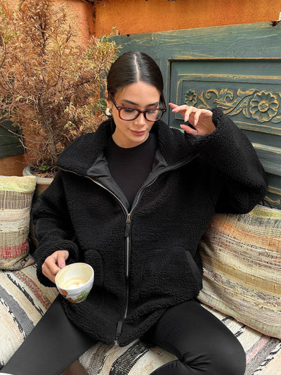 Melis Teddy Fleece Jacket